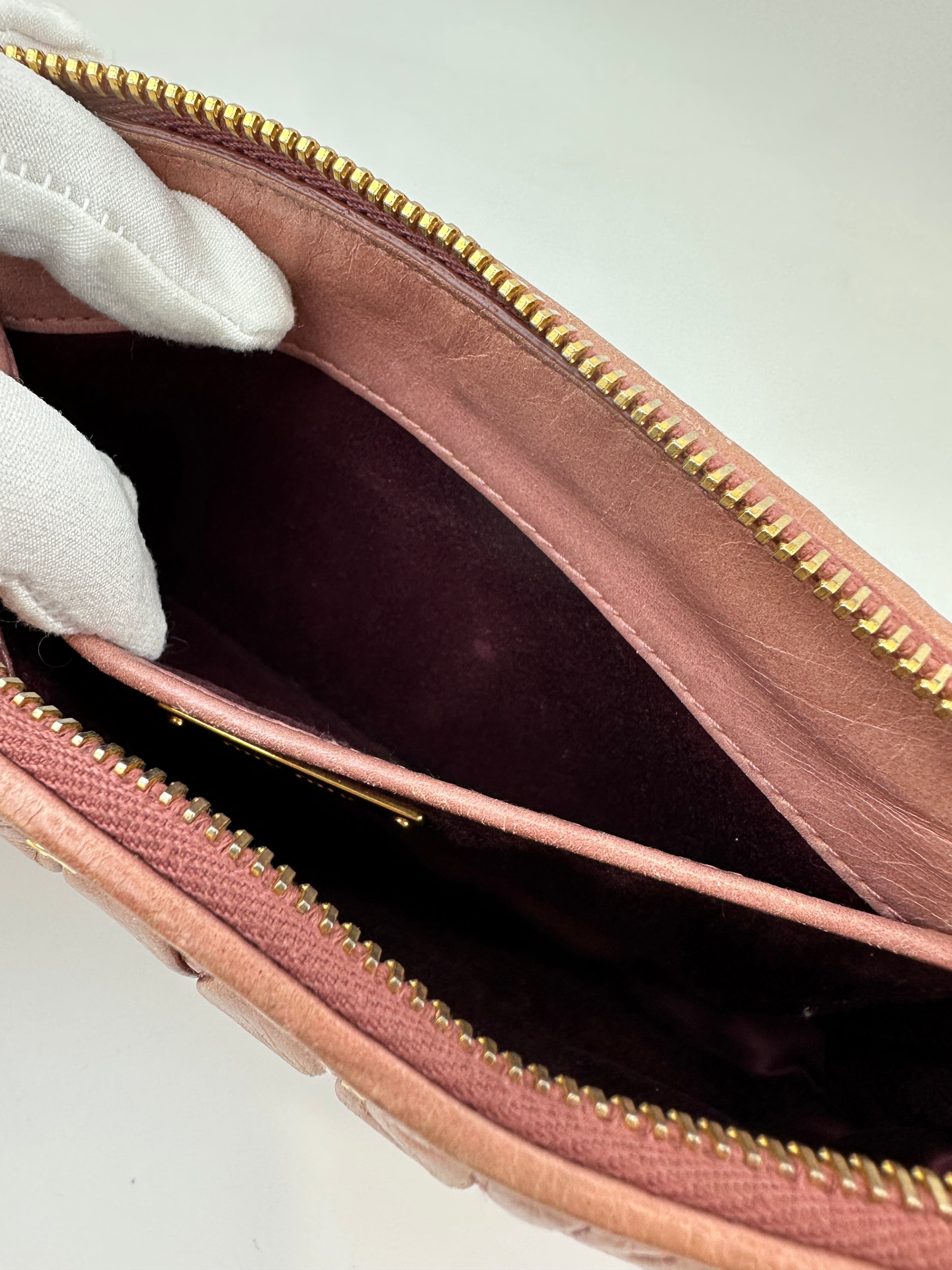 5NE455 Matelasse Lux Loto Wristlet