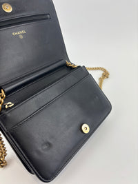 AP1117 Boy Wallet on Chain Black Caviar GHW