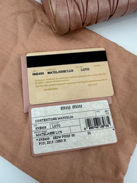 5NE455 Matelasse Lux Loto Wristlet