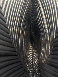 Boy Large O Case Chevron Caviar Clutch in Black