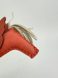 Rodeo Pegase PM Milo Lamb Orange Poppy / Craei / Terre Battue Lambskin Bag Charm