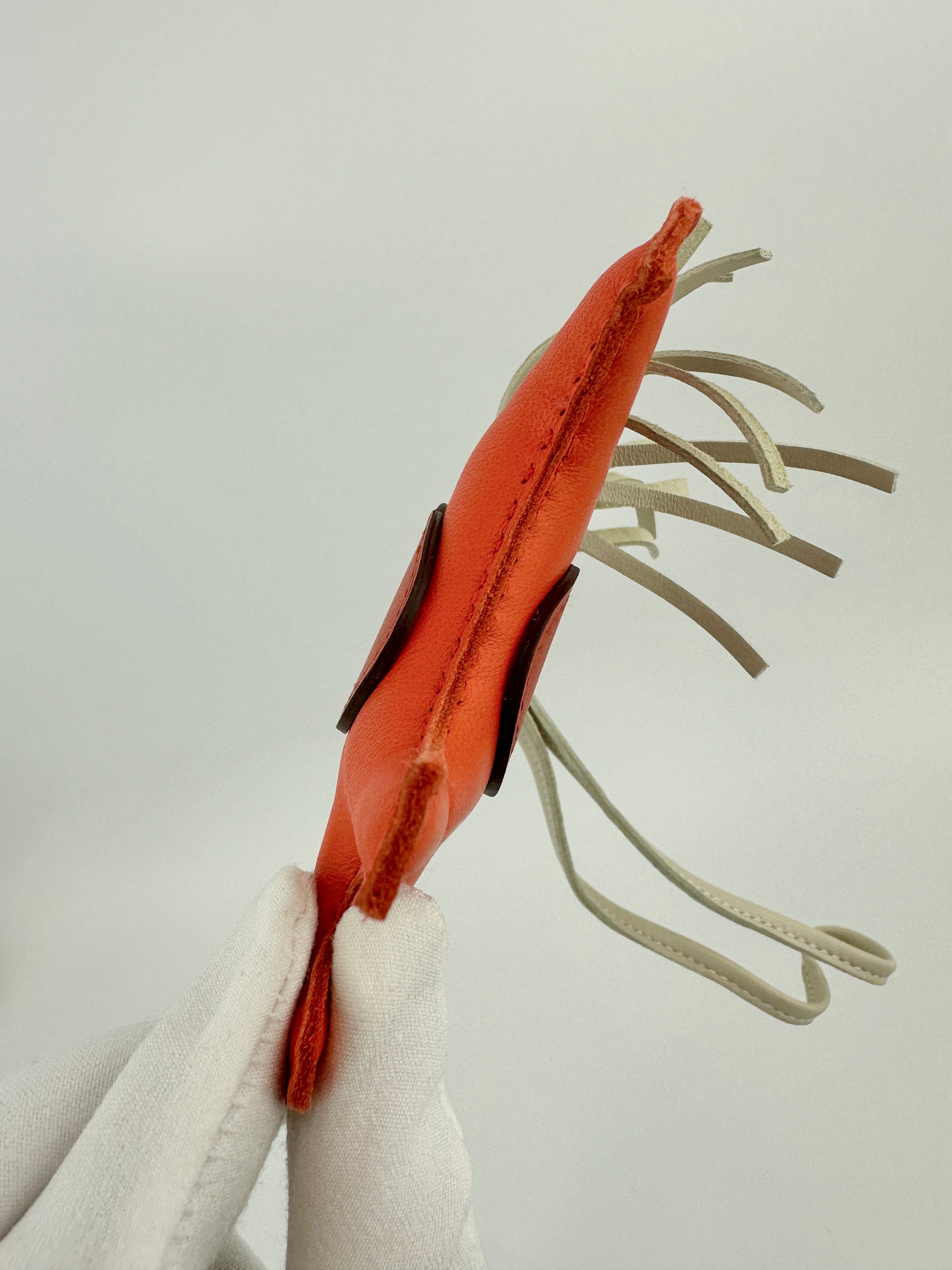 Rodeo Pegase PM Milo Lamb Orange Poppy / Craei / Terre Battue Lambskin Bag Charm