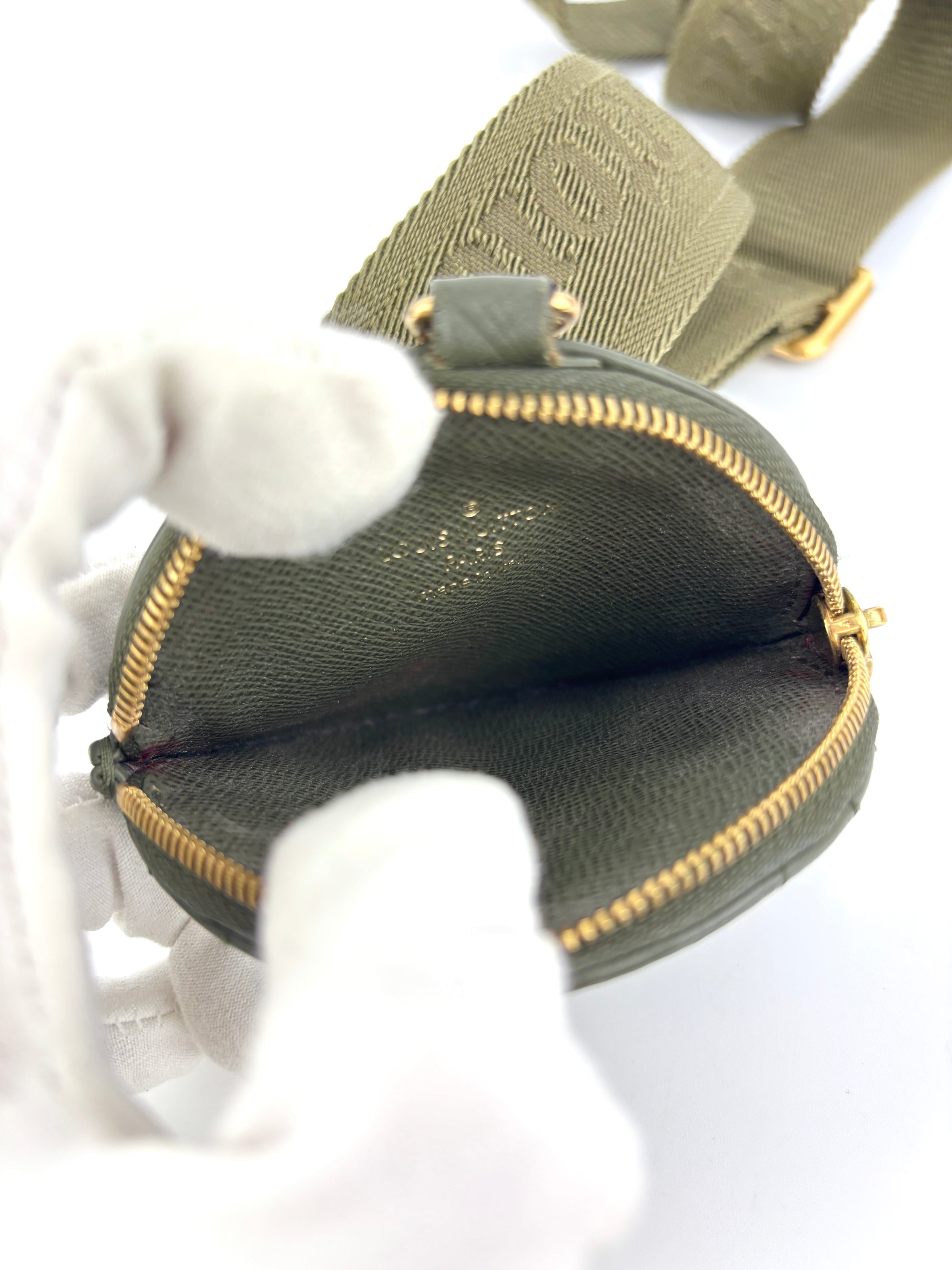 New Wave Multi-Pochette Bag Khaki Green