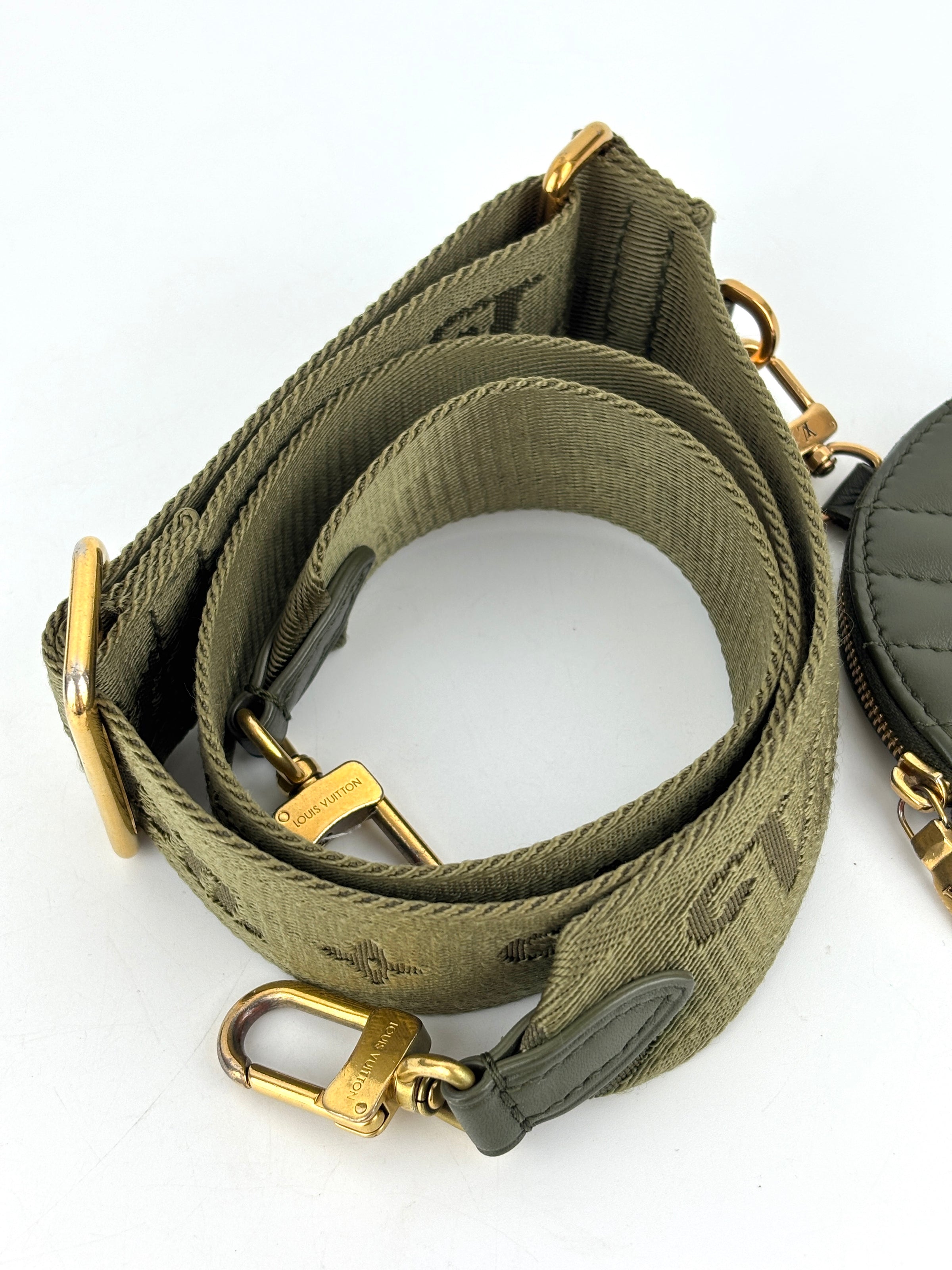 New Wave Multi-Pochette Bag Khaki Green