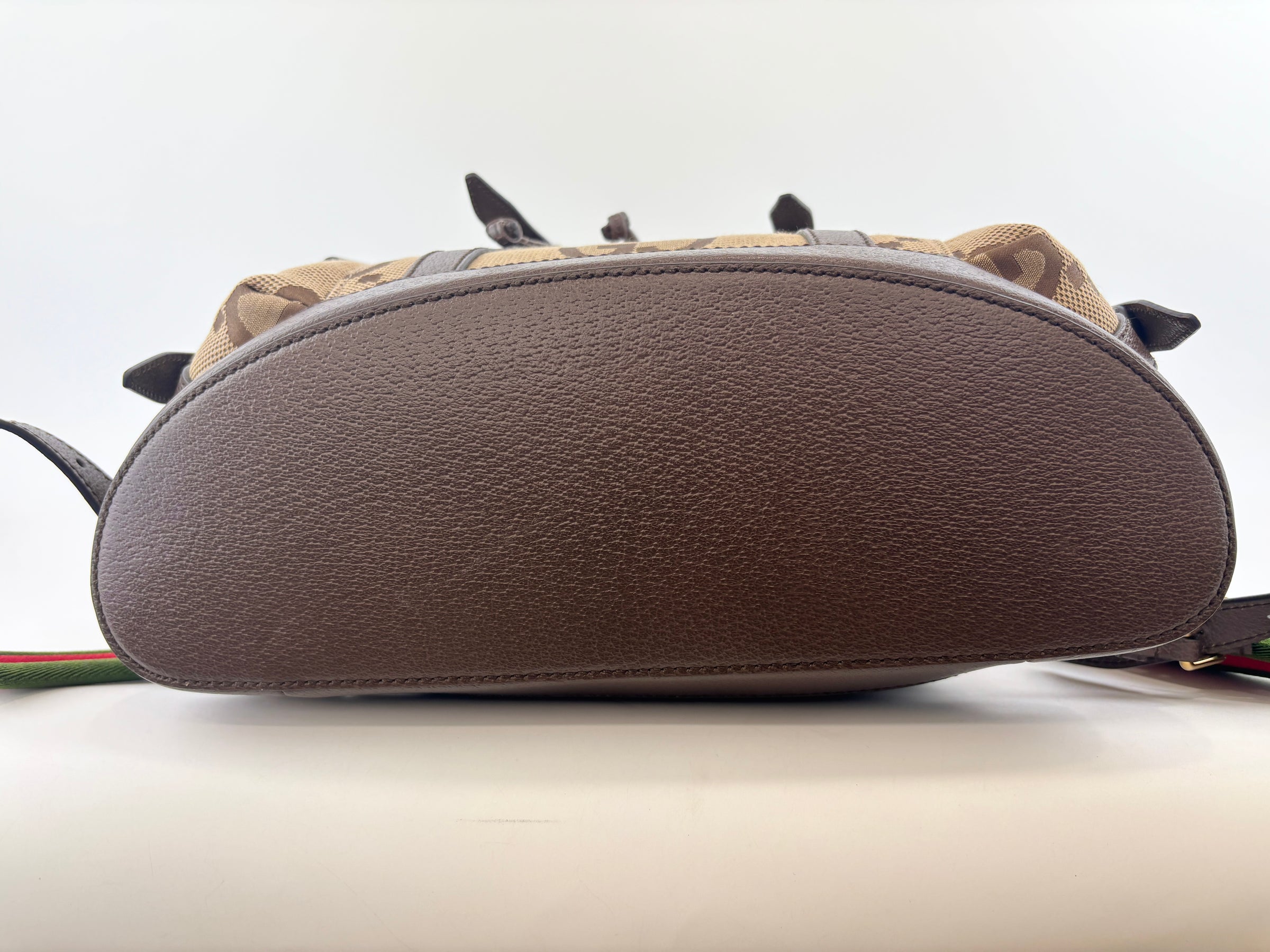 Jumbo GG Canvas Backpack Camel