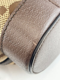 Jumbo GG Canvas Backpack Camel