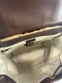 Jumbo GG Canvas Backpack Camel
