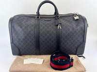 GG Supreme Carry-on Duffle Bag Black