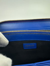 La Medusa Purple Leather Long Wallet