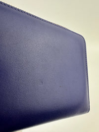 La Medusa Purple Leather Long Wallet