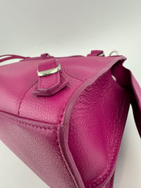Neo Classic Small City Fuchsia Grained Calfskin Leather Bag