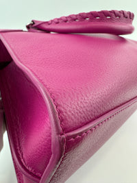 Neo Classic Small City Fuchsia Grained Calfskin Leather Bag