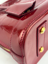 Alma BB Monogram Vernis Pomme d'Amour