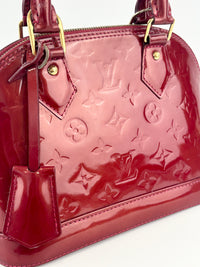 Alma BB Monogram Vernis Pomme d'Amour