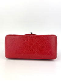 Mini Classic Square Red Caviar SHW