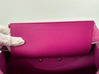 Neo Classic Small City Fuchsia Grained Calfskin Leather Bag