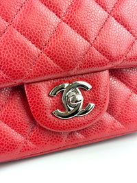 Mini Classic Square Red Caviar SHW