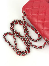 Mini Classic Square Red Caviar SHW