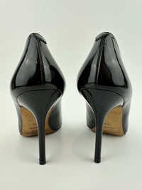 Love 85 Black Patent Leather Heels Size 34.5