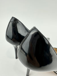 Love 85 Black Patent Leather Heels Size 34.5