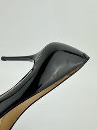 Love 85 Black Patent Leather Heels Size 34.5