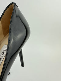 Love 85 Black Patent Leather Heels Size 34.5