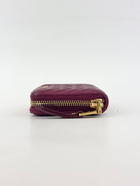 5MM268 Nappa Impunture Dalia Zip Around Compact Wallet