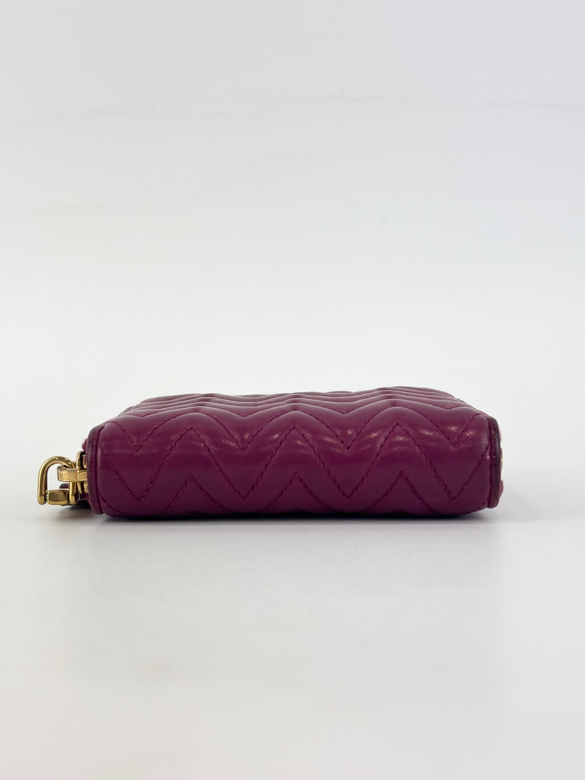 5MM268 Nappa Impunture Dalia Zip Around Compact Wallet
