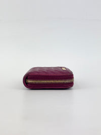 5MM268 Nappa Impunture Dalia Zip Around Compact Wallet