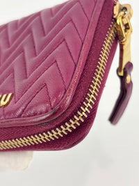 5MM268 Nappa Impunture Dalia Zip Around Compact Wallet