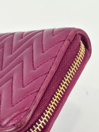 5MM268 Nappa Impunture Dalia Zip Around Compact Wallet