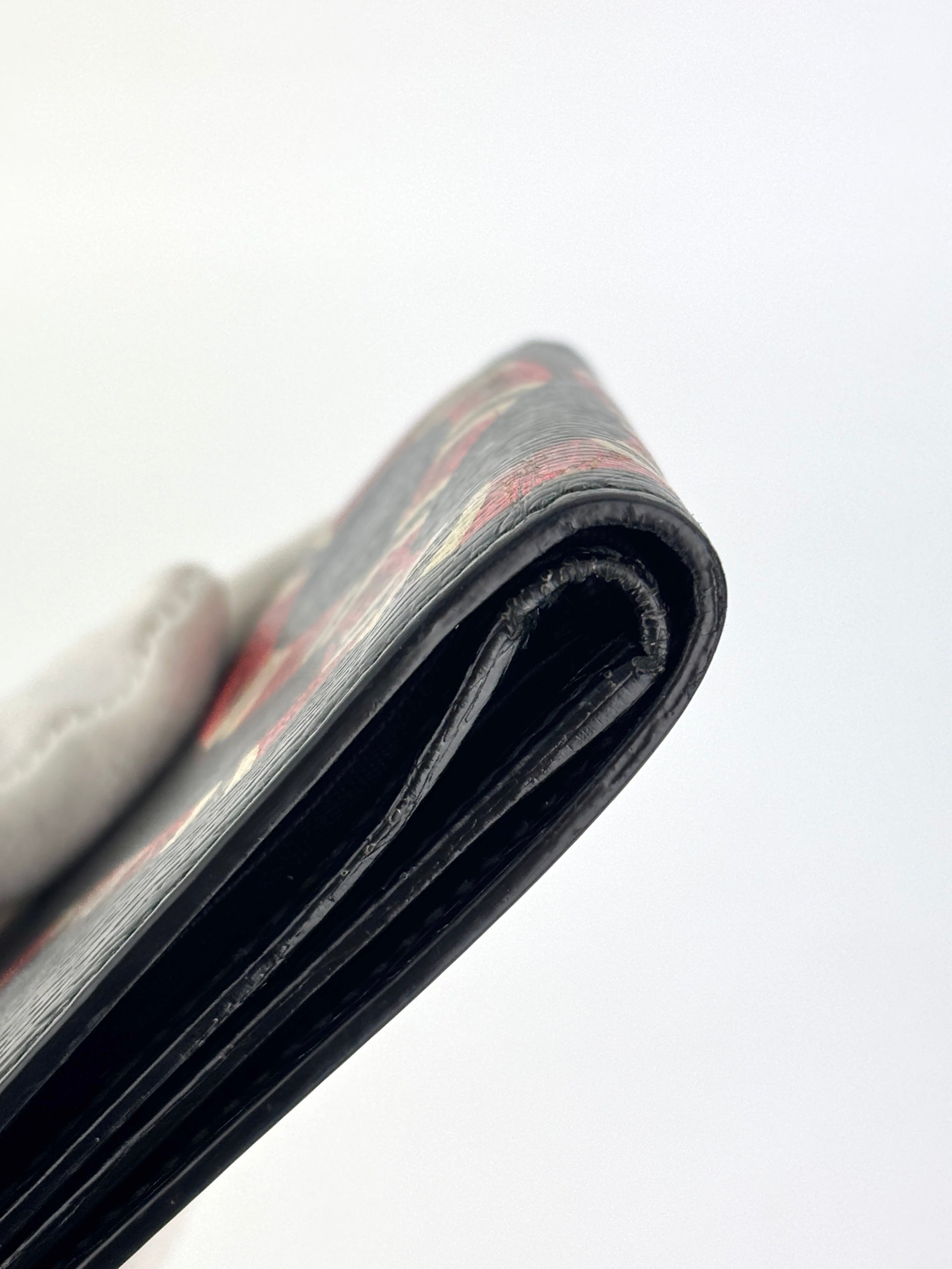 Black Leather Kingsnake Bifold Wallet