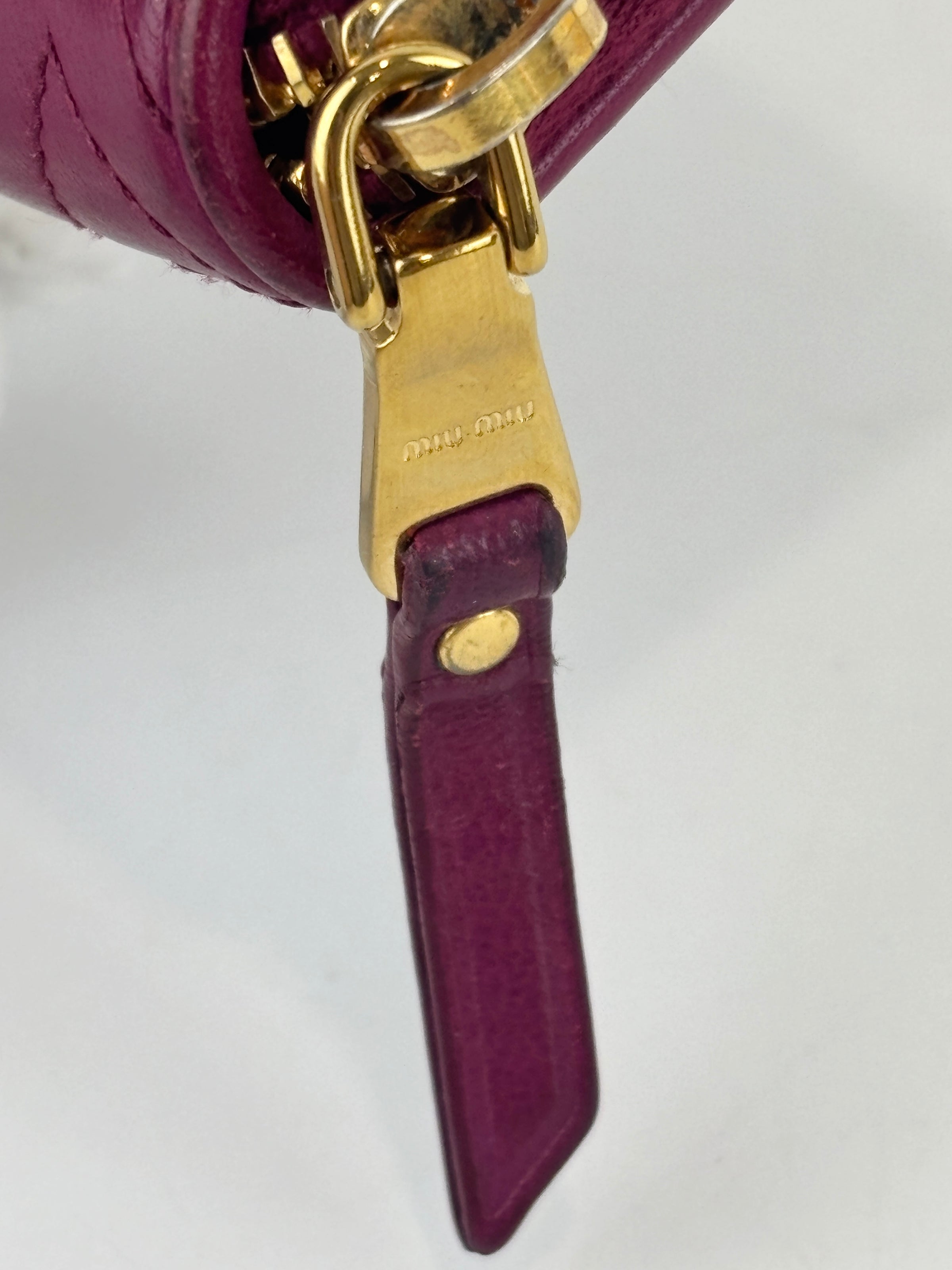 5MM268 Nappa Impunture Dalia Zip Around Compact Wallet