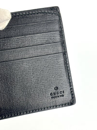 Black Leather Kingsnake Bifold Wallet