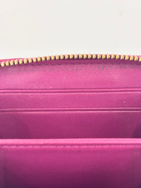 5MM268 Nappa Impunture Dalia Zip Around Compact Wallet