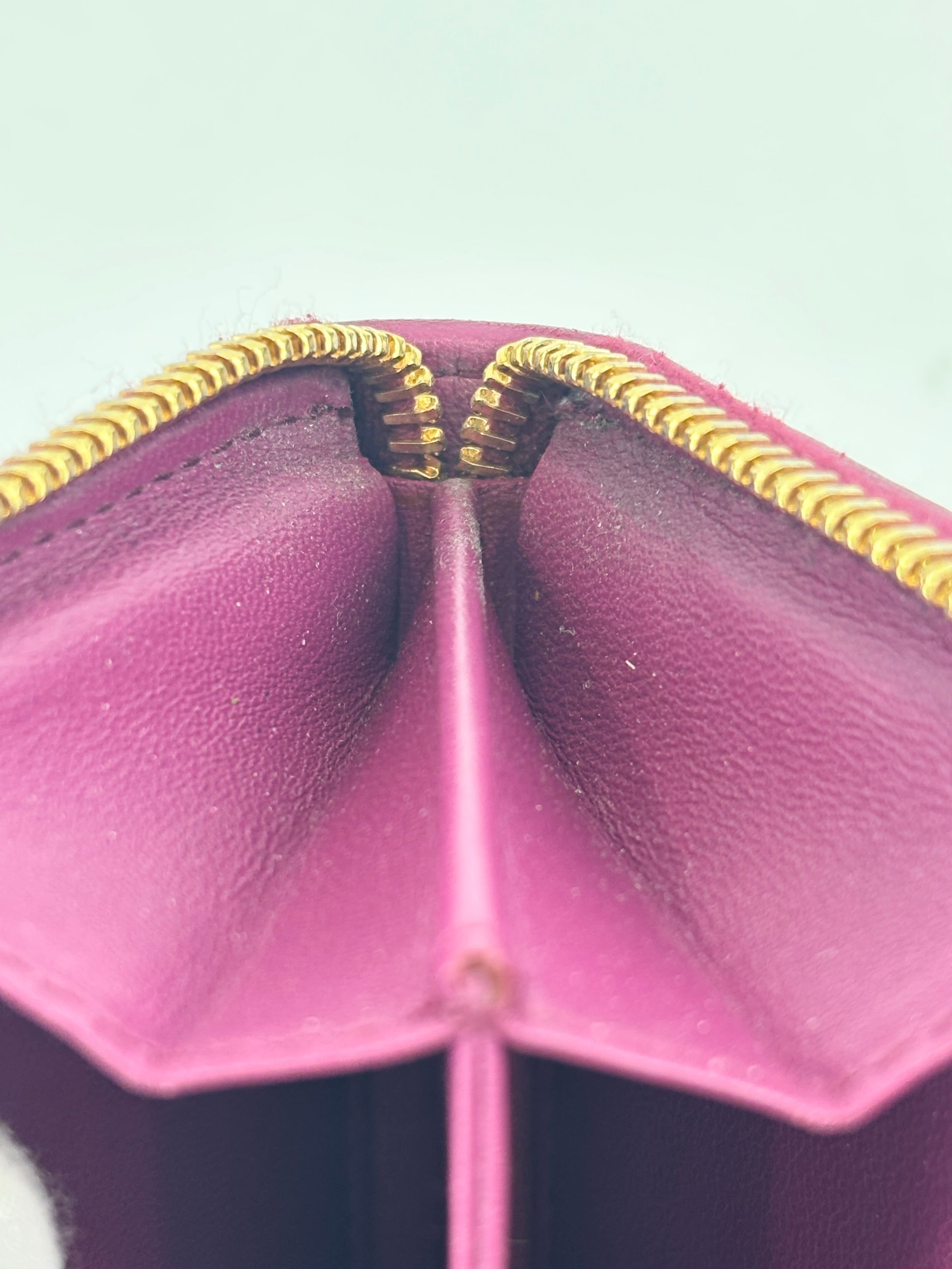 5MM268 Nappa Impunture Dalia Zip Around Compact Wallet