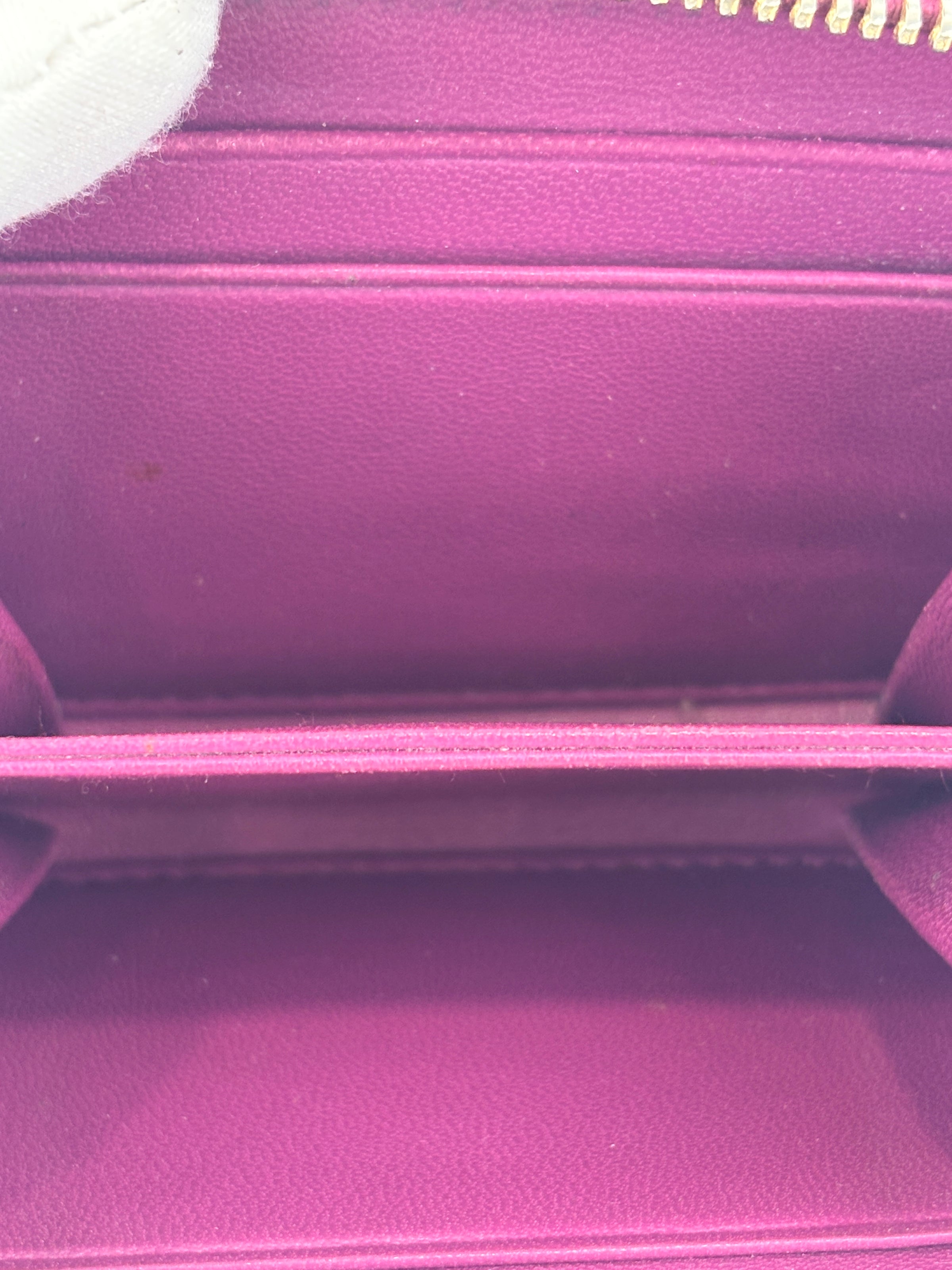 5MM268 Nappa Impunture Dalia Zip Around Compact Wallet