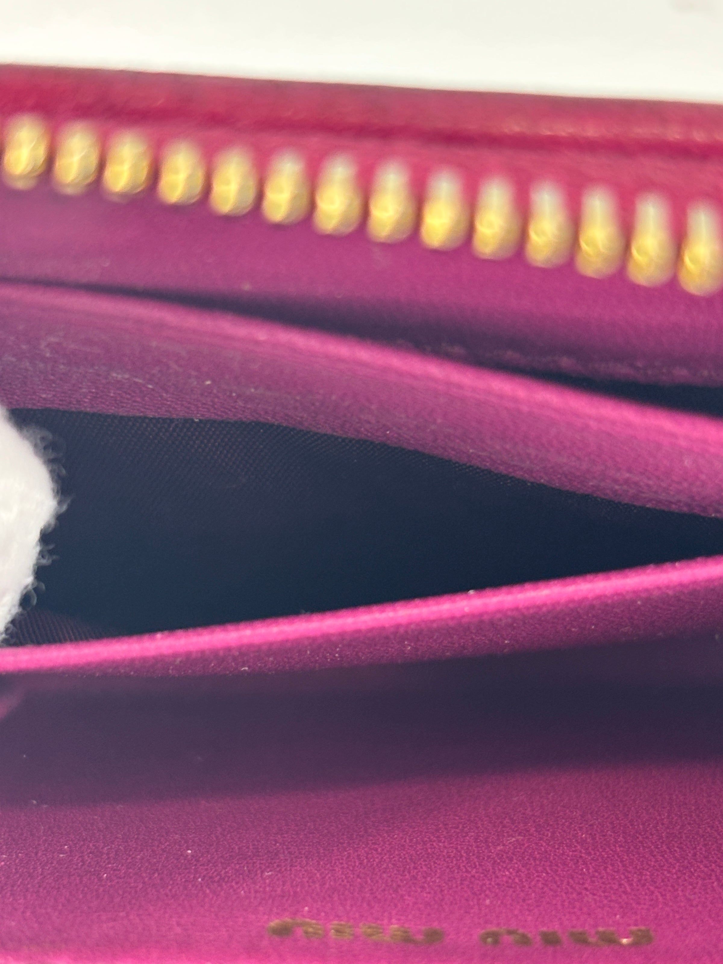 5MM268 Nappa Impunture Dalia Zip Around Compact Wallet