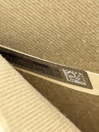 Calfskin Medium Woody Ribbon Tote in Sepia Brown