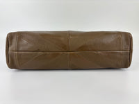 Panthea Shoulder Bag in Chevron Nappa Leather Tundra