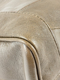 Panthea Shoulder Bag in Chevron Nappa Leather Tundra