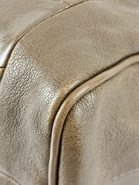 Panthea Shoulder Bag in Chevron Nappa Leather Tundra