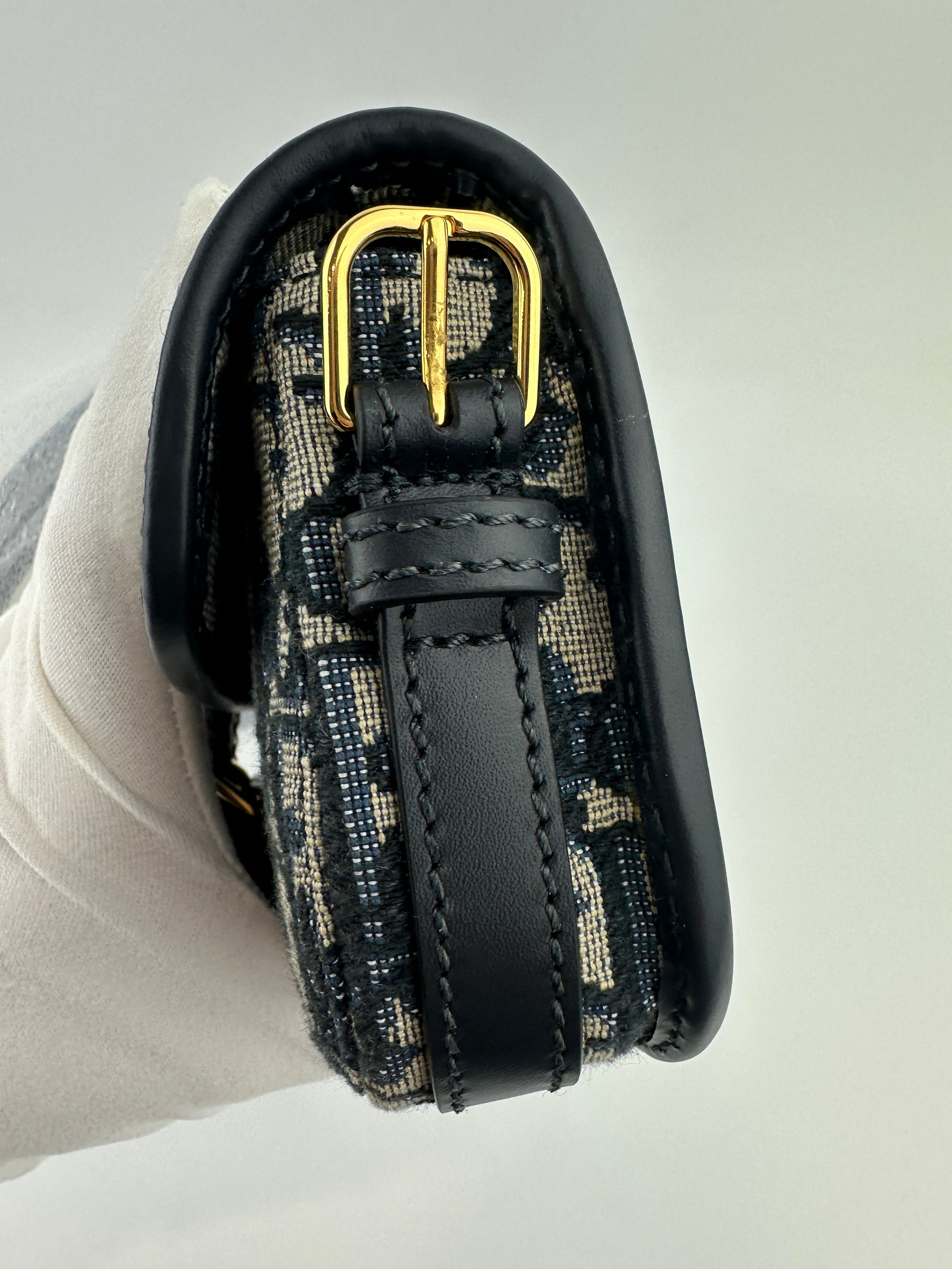 Micro Bobby East-West Blue Oblique