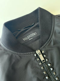 Stud-Detailed Zip-Up Bomber Jacket IT 46