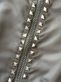 Stud-Detailed Zip-Up Bomber Jacket IT 46