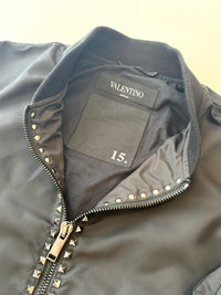 Stud-Detailed Zip-Up Bomber Jacket IT 46