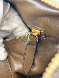 Panthea Shoulder Bag in Chevron Nappa Leather Tundra