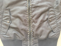 Stud-Detailed Zip-Up Bomber Jacket IT 46