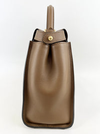 Medium Peekaboo Tobacco Print Interior Brown