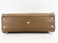 Medium Peekaboo Tobacco Print Interior Brown